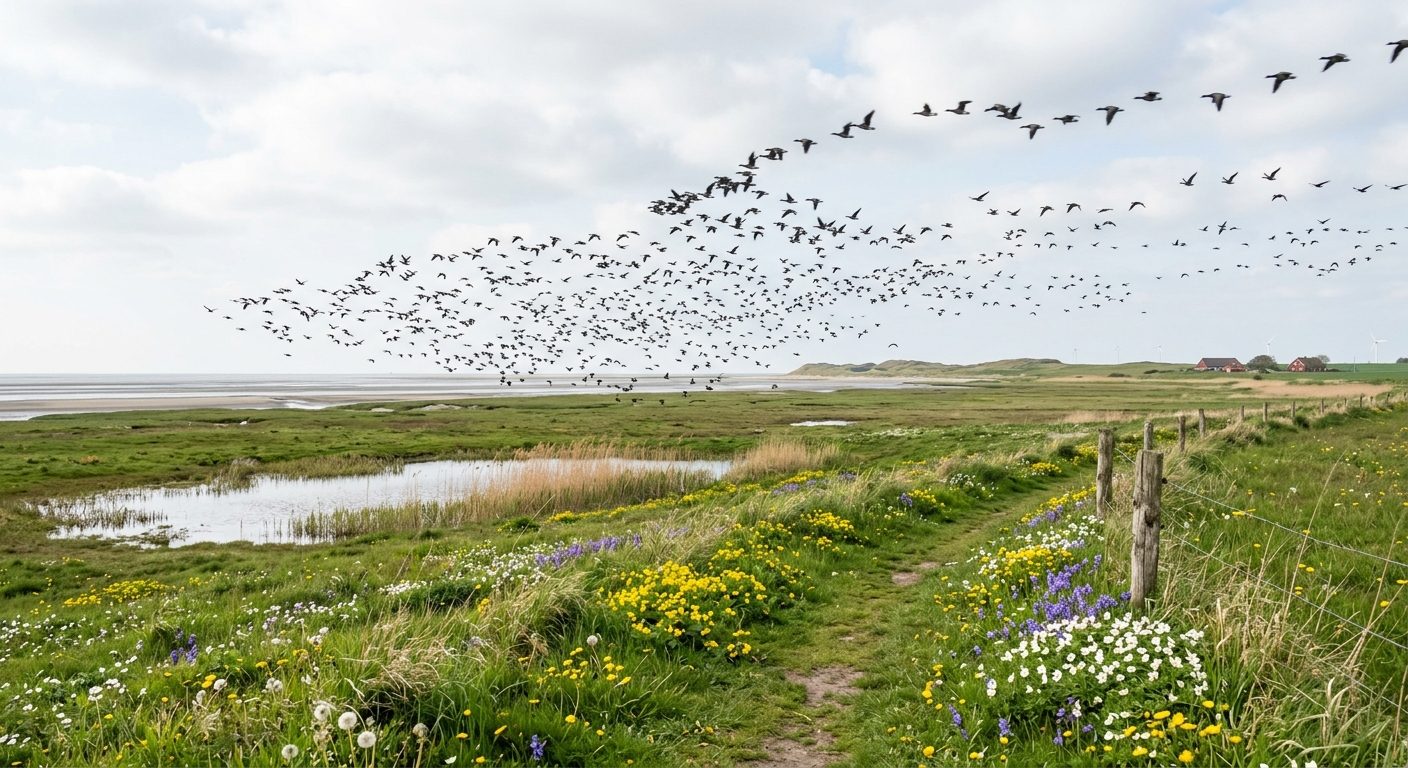 Dansk naturkalender – se fugle og blomster hele året
